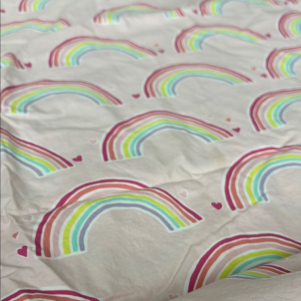 Pottery Barn Kids Rainbow Duvet Cover - Multicolor